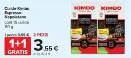 Carrefour Iper Cialde Kimbo Espresso Napoletano offerta