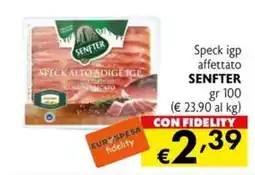 Eurospesa Speck alto adige igp SENFTER offerta