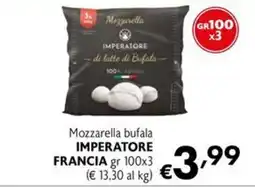 Eurospesa Mozzarella bufala IMPERATORE offerta