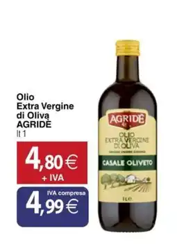 Docks Cash&Carry Olio Extra Vergine di Oliva AGRIDE offerta