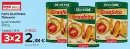 Carrefour Iper Fette Biscottate Delverde offerta