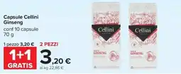 Carrefour Iper Capsule Cellini Ginseng offerta