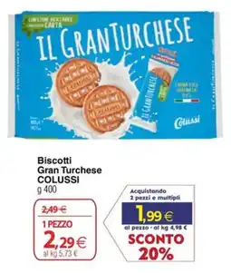 Docks Cash&Carry Biscotti Gran Turchese COLUSSI offerta
