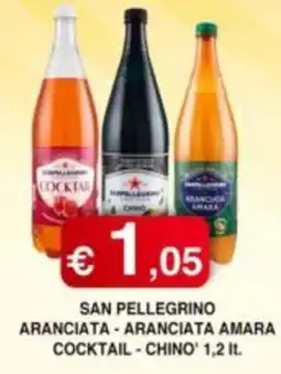 Orsini Market San Pellegrino Aranciata - Aranciata Amara Cocktail - Chino' offerta