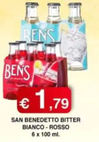 Orsini Market SAN BENEDETTO BITTER BIANCO - ROSSO offerta