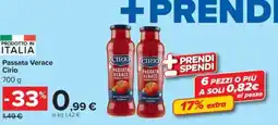 Carrefour Iper Passata Verace Cirio offerta