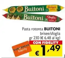 Eurospesa Pasta rotonta BUITONI offerta