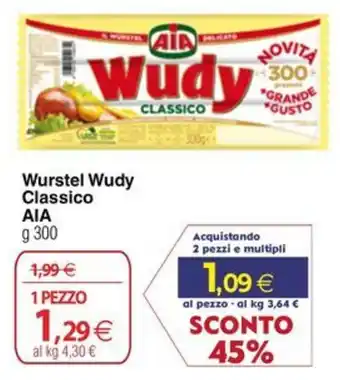 Docks Cash&Carry Wurstel Wudy Classico AIA offerta