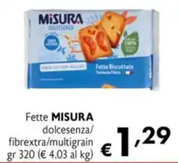 Eurospesa Fette MISURA dolcesenza offerta