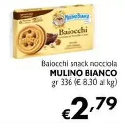 Eurospesa Baiocchi snack nocciola MULINO BIANCO offerta