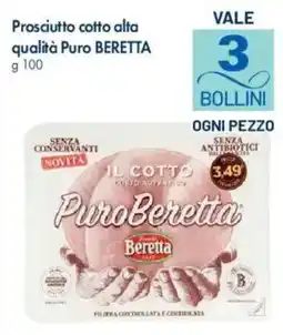 A&O Prosciutto cotto alta qualità Puro BERETTA offerta