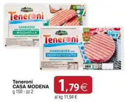 Docks Cash&Carry Teneroni HAMBURGER con PROSCIUTTO COTTO offerta