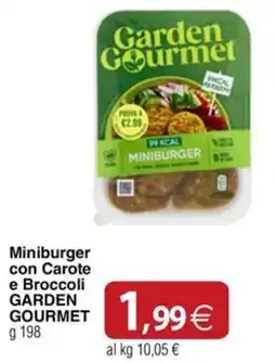 Docks Cash&Carry Miniburger con Carote e Broccoli GARDEN GOURMET offerta