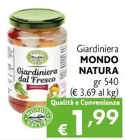 Eurospesa Giardiniera MONDO NATURA offerta
