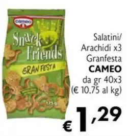 Eurospesa Salatini/Arachidi Granfesta CAMEO offerta