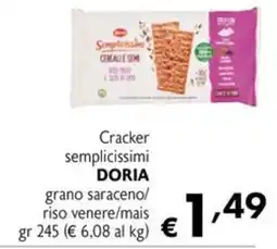 Eurospesa Cracker semplicissimi DORIA offerta