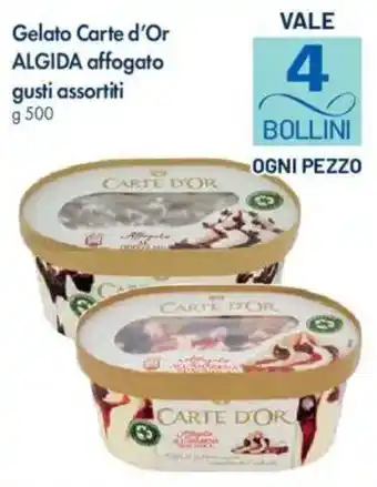 Gelato carte d'or algida affogato