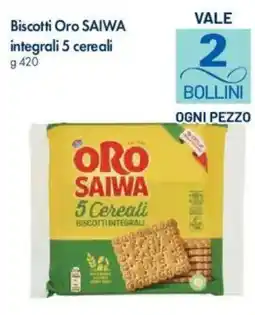 A&O Biscotti oro saiwa integrali 5 cereali offerta