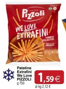 Docks Cash&Carry Patatine Extrafini We Love PIZZOLI offerta