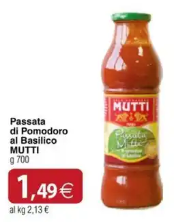 Docks Cash&Carry Passata di Pomodoro al Basilico MUTTI offerta