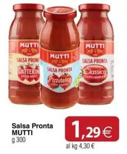 Docks Cash&Carry Salsa Pronta MUTTI offerta