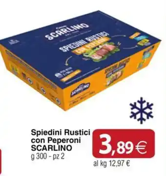 Docks Cash&Carry Spiedini Rustici con Peperoni SCARLINO offerta