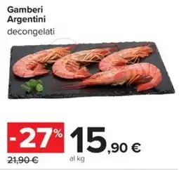 Carrefour Iper Gamberi Argentini decongelati offerta