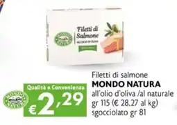 Eurospesa Filetti di salmone MONDO NATURA offerta