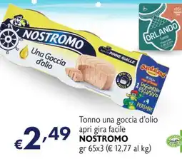 Eurospesa Tonno una goccia d'olio NOSTROMO offerta
