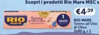 Eurospesa RIO MARE Tonno all'Olìo di Oliva offerta