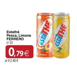 Docks Cash&Carry Estathè Pesca, Limone FERRERO offerta