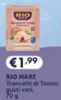 Eurospesa Rio mare trancetti di tonno offerta