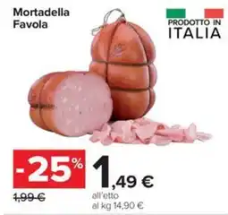 Carrefour Iper Mortadella Favola offerta