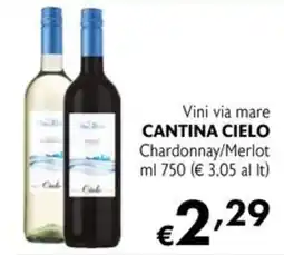Eurospesa Vini via mare CANTINA CIELO Chardonnay/Merlot offerta