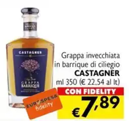 Eurospesa Grappa invecchiata in barrique di ciliegio CASTAGNER offerta