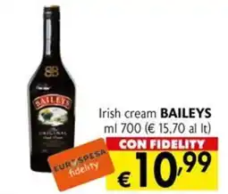 Eurospesa Irish cream BAILEYS offerta