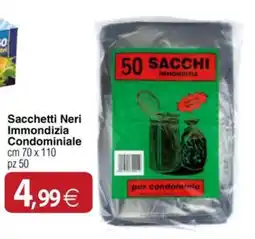 Docks Cash&Carry Sacchetti Neri Immondizia Condominiale offerta