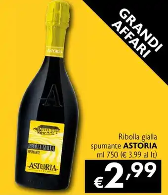 Eurospesa Ribolla gialla spumante ASTORIA offerta
