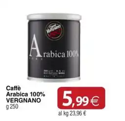 Docks Cash&Carry Caffè Arabica 100% VERGNANO offerta