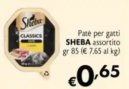 Eurospesa Paté per gatti SHEBA assortito offerta
