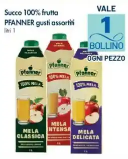 A&O Succo 100% frutta PFANNER gusti assortiti offerta