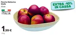 Carrefour Iper Pesche Nettarine Gialle sfuse offerta