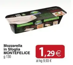 Docks Cash&Carry Mozzarella in Sfoglia MONTEFELICE offerta