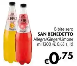 Eurospesa Bibite zero SAN BENEDETTO offerta