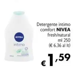 Eurospesa Detergente intimo comfort NIVEA fresh/natural offerta
