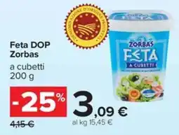 Carrefour Iper Feta DOP Zorbas offerta