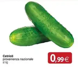 Docks Cash&Carry Cetrioli provenienza nazionale offerta