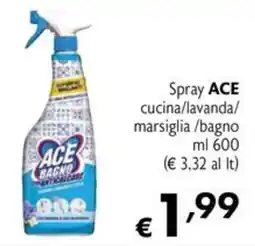 Eurospesa Spray ACE cucina/lavanda/marsiglia/bagno offerta
