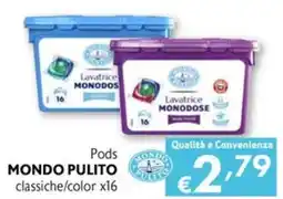 Eurospesa Pods MONDO PULITO classiche/color offerta
