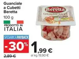 Carrefour Iper Guanciale a Cubetti Beretta offerta